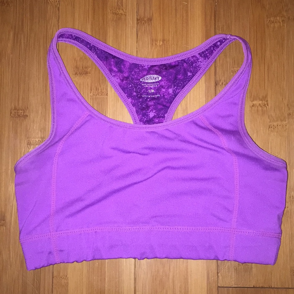 Galaxy print Sports bra